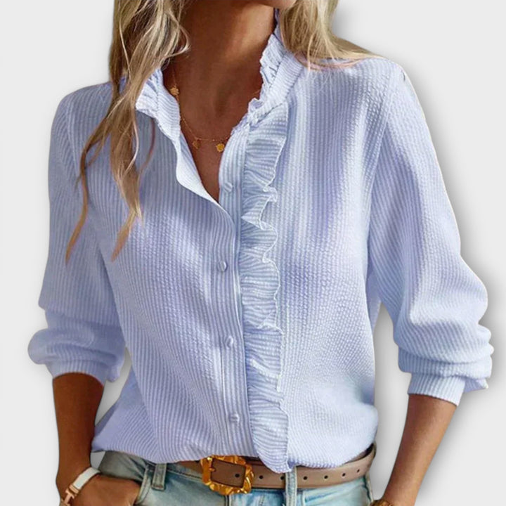 Lily - Blouse Élégante à Manches Longues