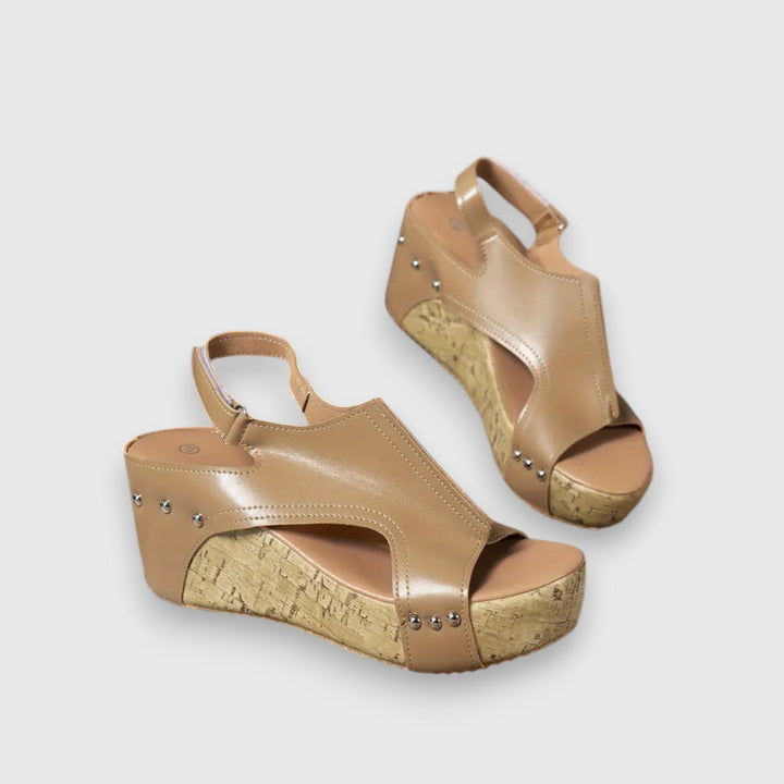 Mia – Sandale à plateforme vintage