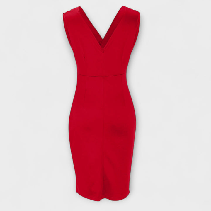 Desi - Robe V-Décolleté Fendue