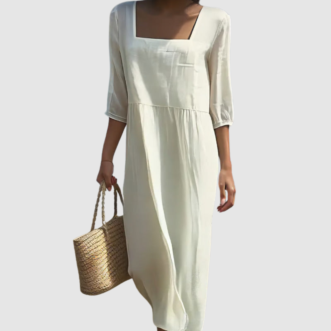Lunelle | Robe en Lin Décontractée