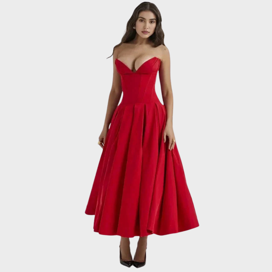 Harper | Robe midi élégante pour femmes