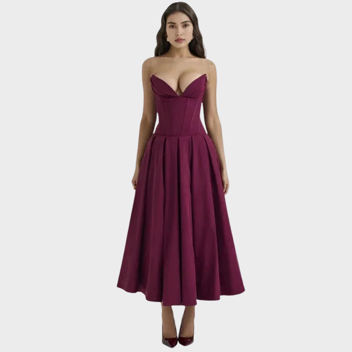 Harper | Robe midi élégante pour femmes