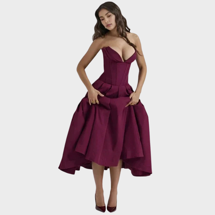 Harper | Robe midi élégante pour femmes