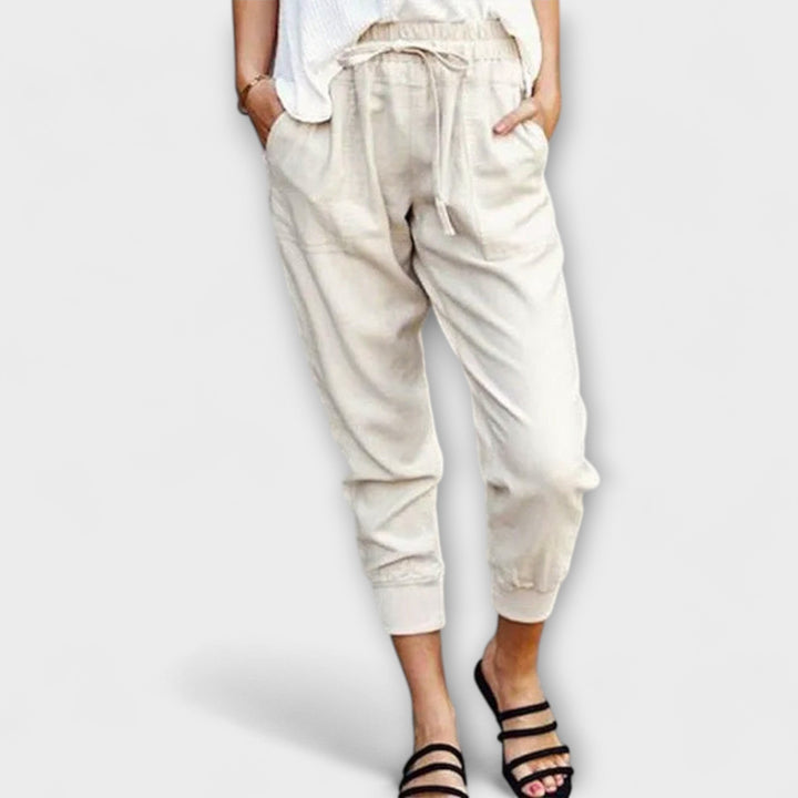 Blaire – Pantalon en Lin avec Mélange de Coton