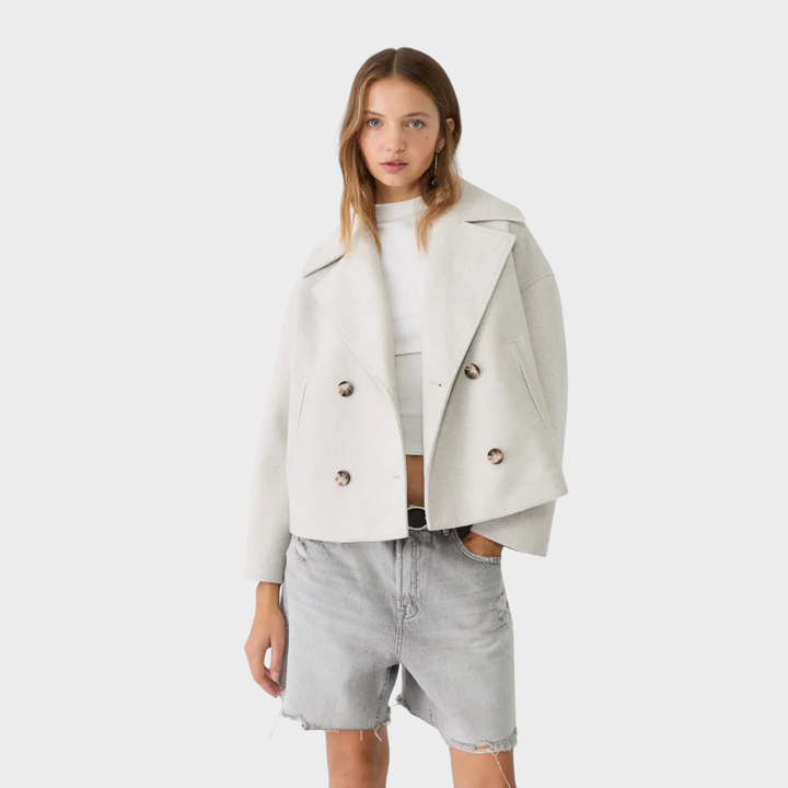 Aria | Veste Croisée en Laine d'Hiver