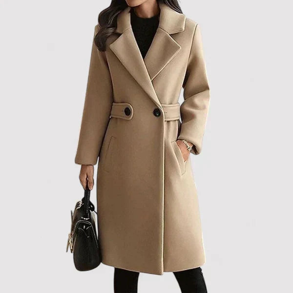 Clara - Manteau en Laine avec Ceinture