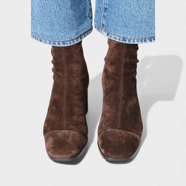 Evie | Bottines à talons carrés