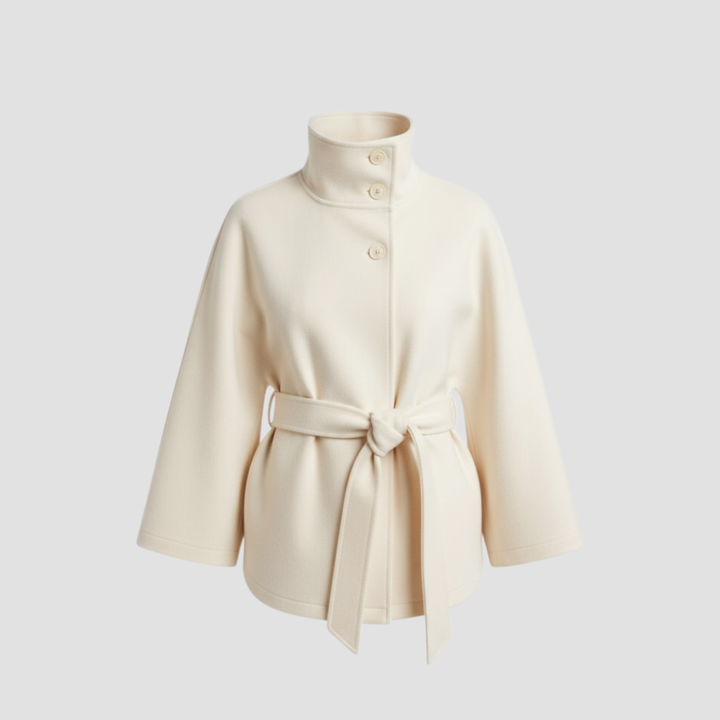 Charlotte | Manteau Cape pour Femmes en Mélange de Laine