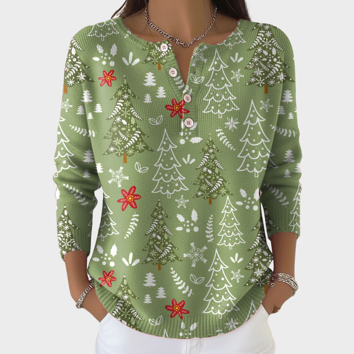Stella | Pull de Noël avec boutons