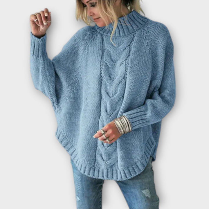 Elysian - Pull Tricoté avec Motif en Câble