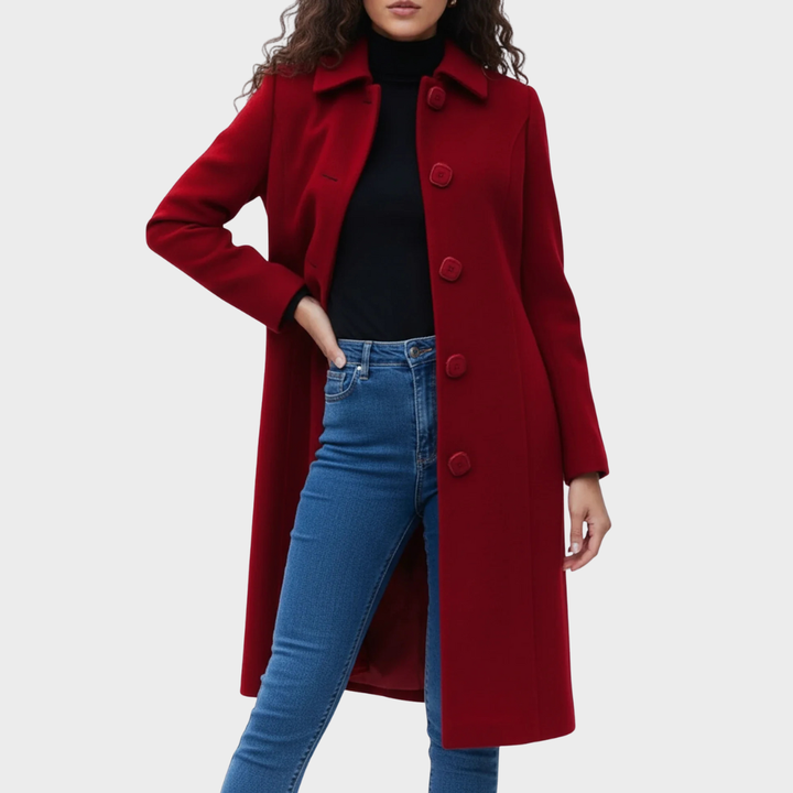 Josephine | Manteau d'hiver à simple boutonnage