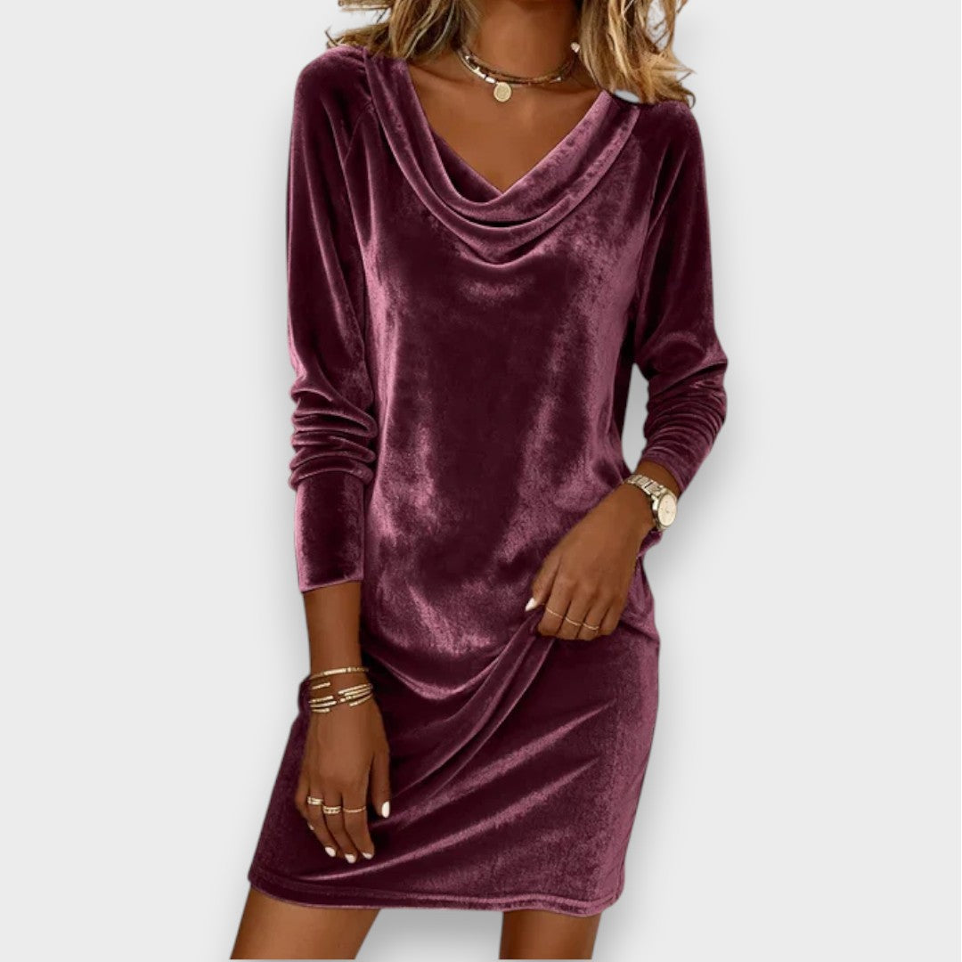 Scarlett | Robe en velours ample