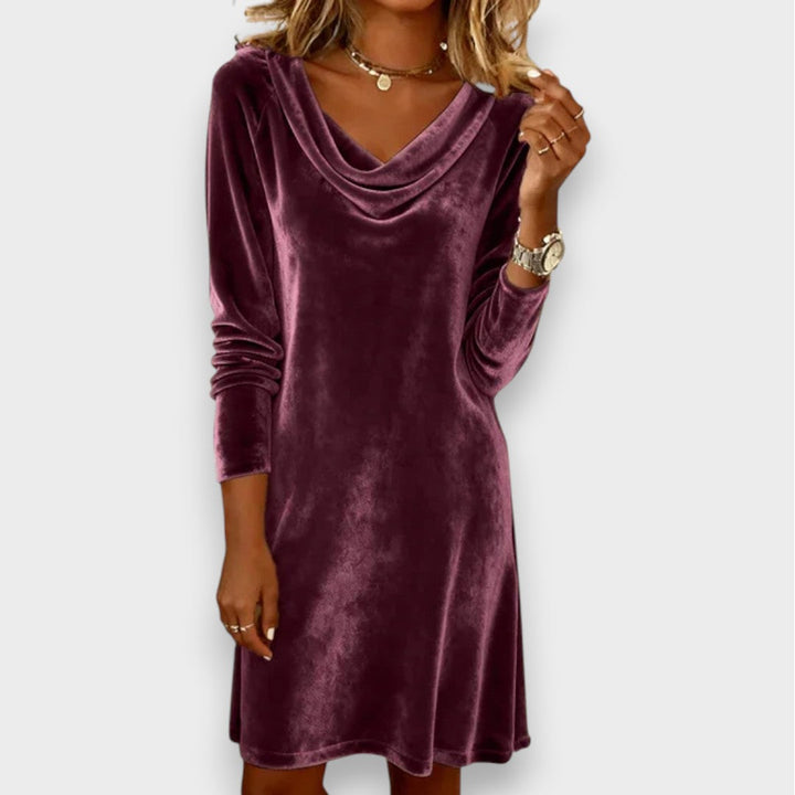 Scarlett | Robe en velours ample