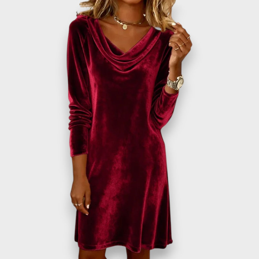 Scarlett | Robe en velours ample