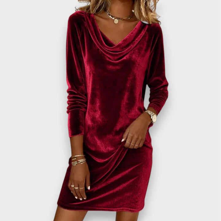 Scarlett | Robe en velours ample