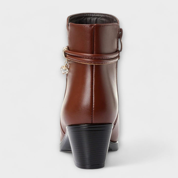 Frederika – Bottes d'Hiver Élégantes avec Fermeture Éclair