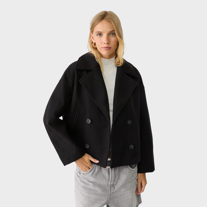 Aria | Veste Croisée en Laine d'Hiver