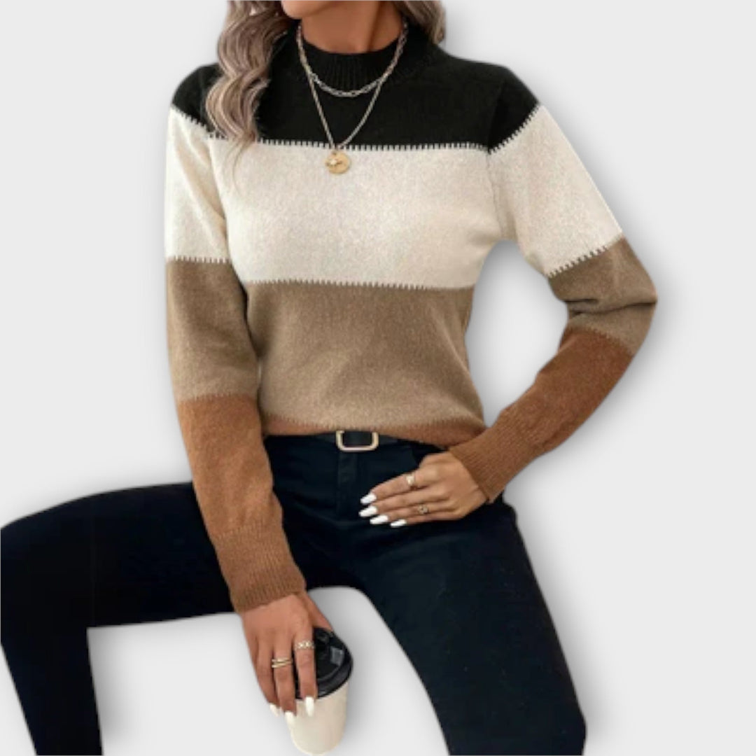 Elina - Pull Décontracté et Élégant