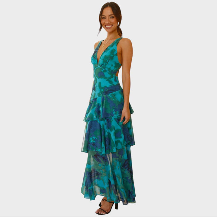 Lena | Robe Maxi Élégante pour un Style Estival sans Effort