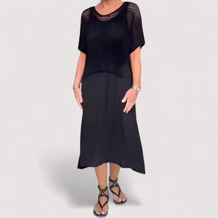 Elina | Robe d'été avec haut tricoté