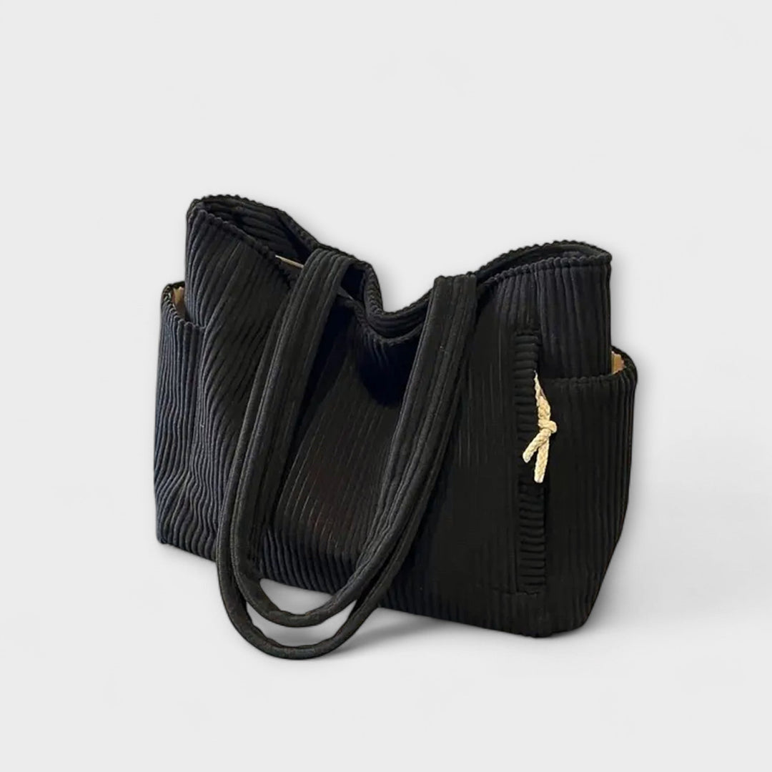 Tilda – Sac fourre-tout côtelé avec détail en cordon