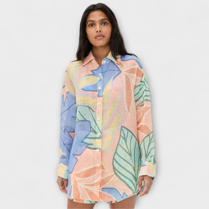 Mary - Ensemble court à imprimé tropical par Playa Boyfriend