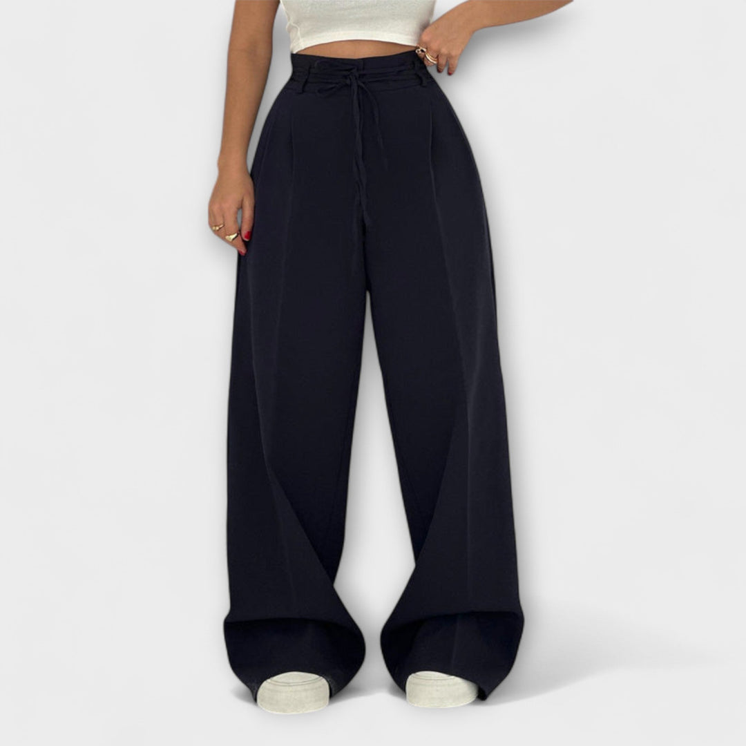 Jill – Pantalons décontractés à lacets