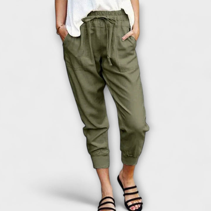Blaire – Pantalon en Lin avec Mélange de Coton
