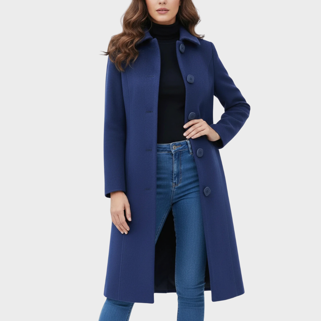 Josephine | Manteau d'hiver à simple boutonnage