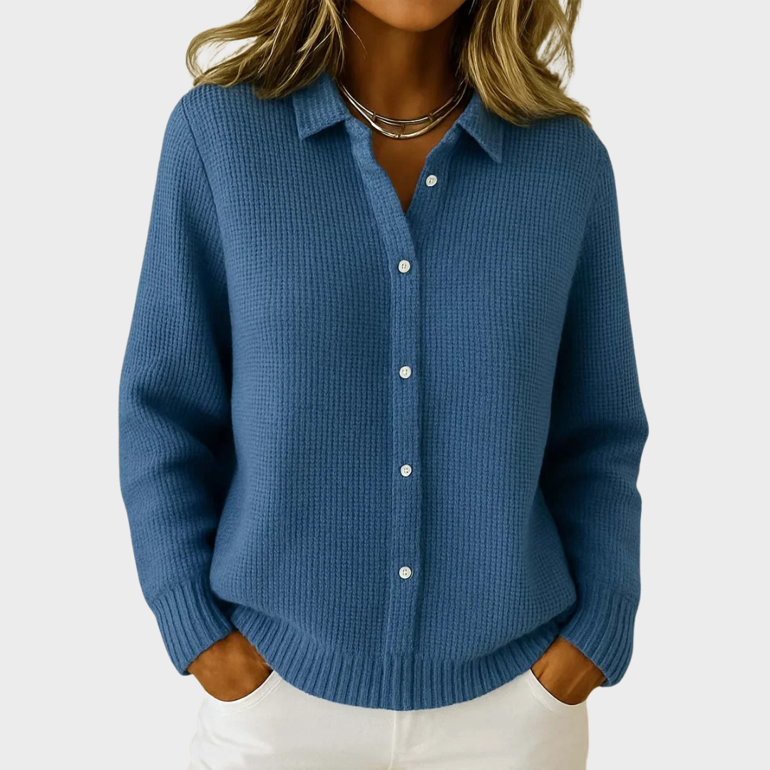 Tayla | Manteau tricoté texturé avec boutons