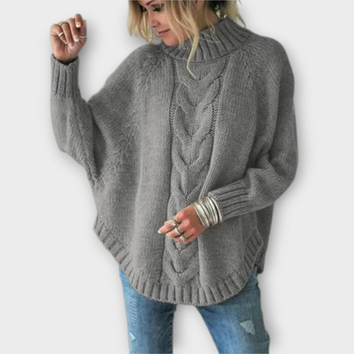 Elysian - Pull Tricoté avec Motif en Câble