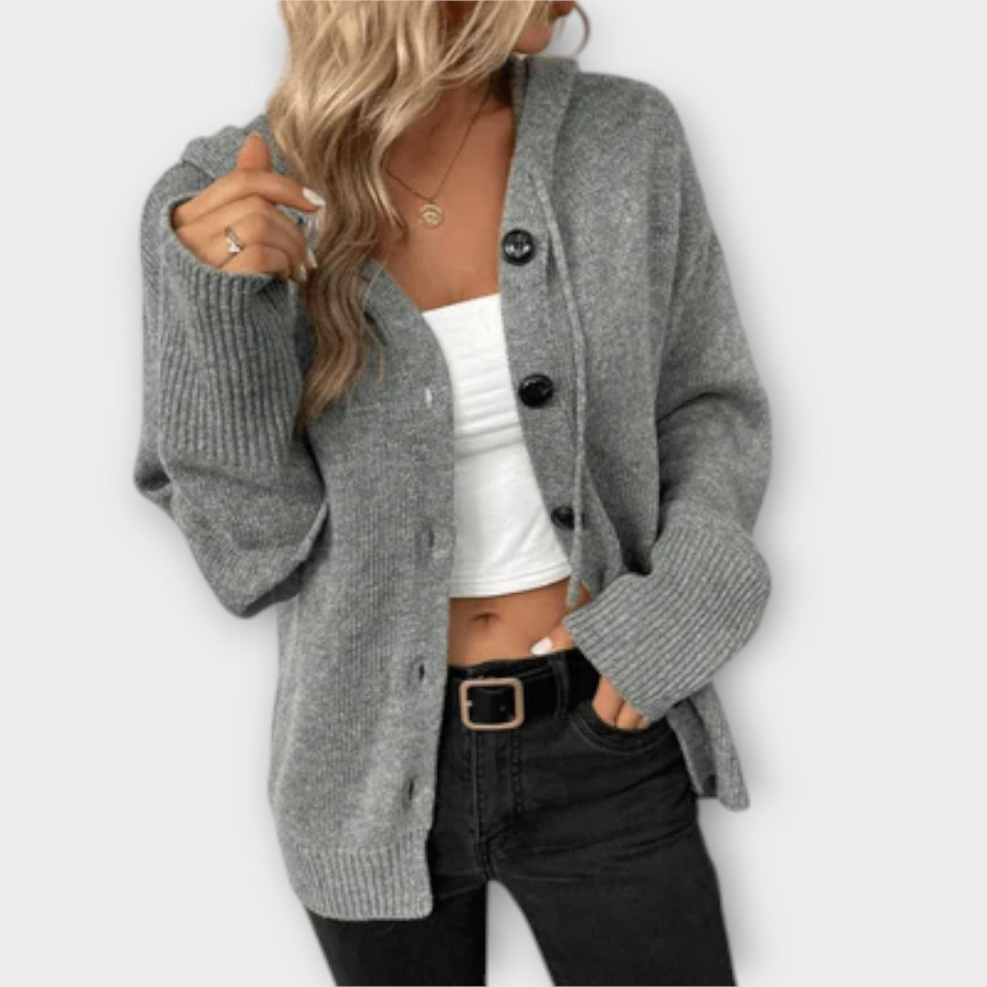 Brittan - Cardigan Tricoté avec Boutons