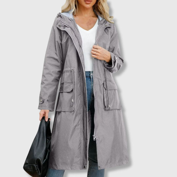 Julia | Manteau trench élégant avec capuche