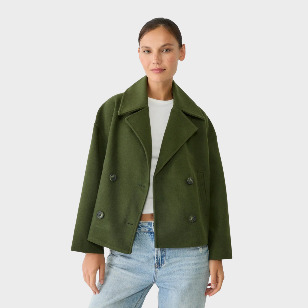 Aria | Veste Croisée en Laine d'Hiver