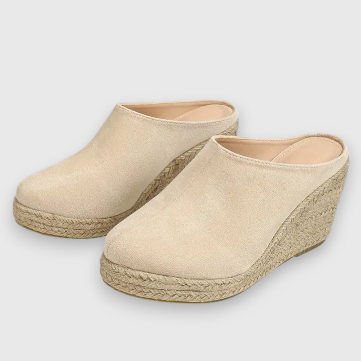 Sienna – Sandale à Talon Wedge en Espadrille
