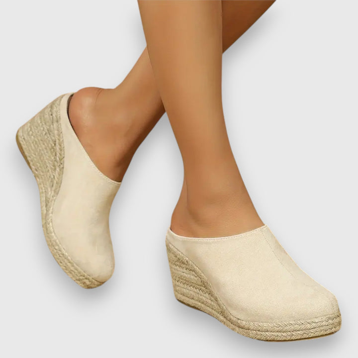 Sienna – Sandale à Talon Wedge en Espadrille