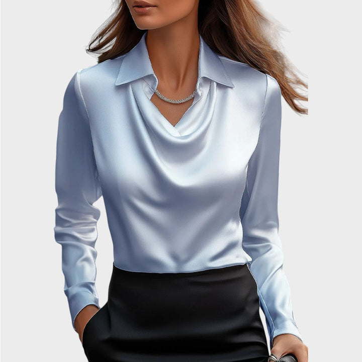 Elin | Blouse en Satin Élégante