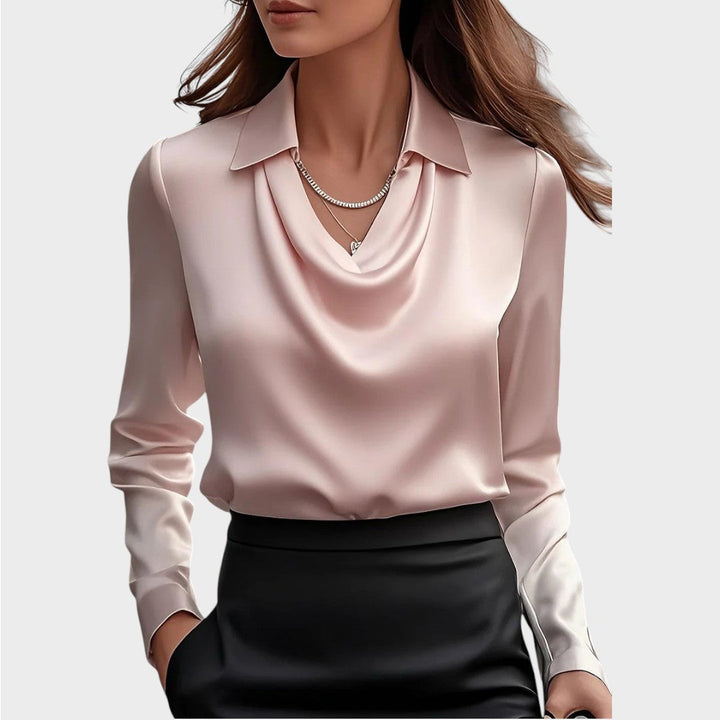 Elin | Blouse en Satin Élégante