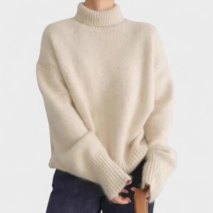 Edith | Pull en Cachemire à Col Montant