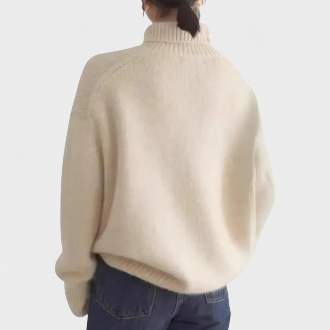 Edith | Pull en Cachemire à Col Montant