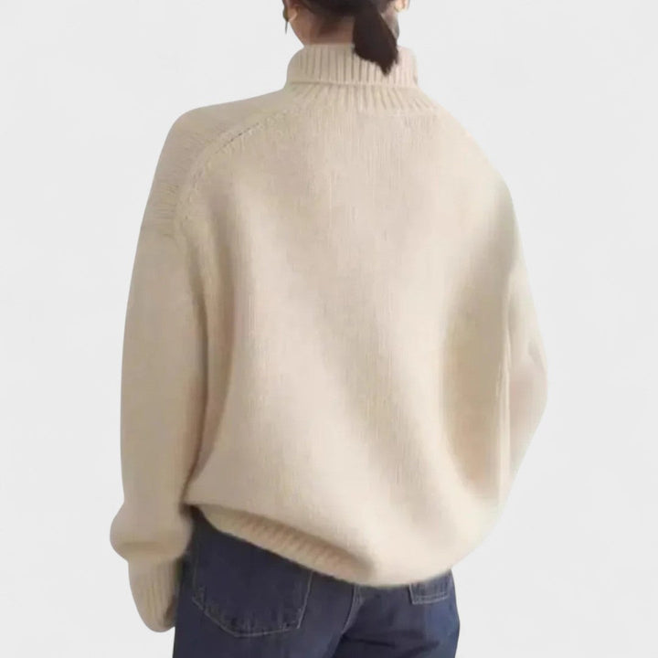 Edith | Pull en Cachemire à Col Montant
