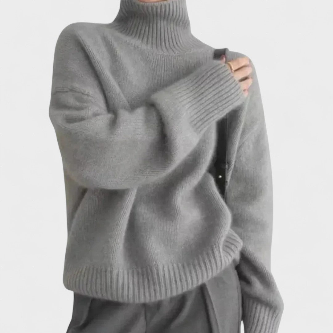 Edith | Pull en Cachemire à Col Montant