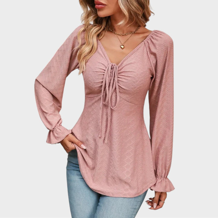 Melina | Blouse avec Détail en Dentelle