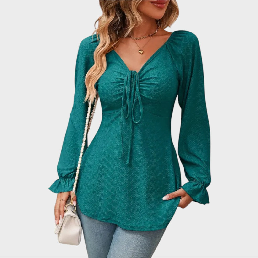 Melina | Blouse avec Détail en Dentelle