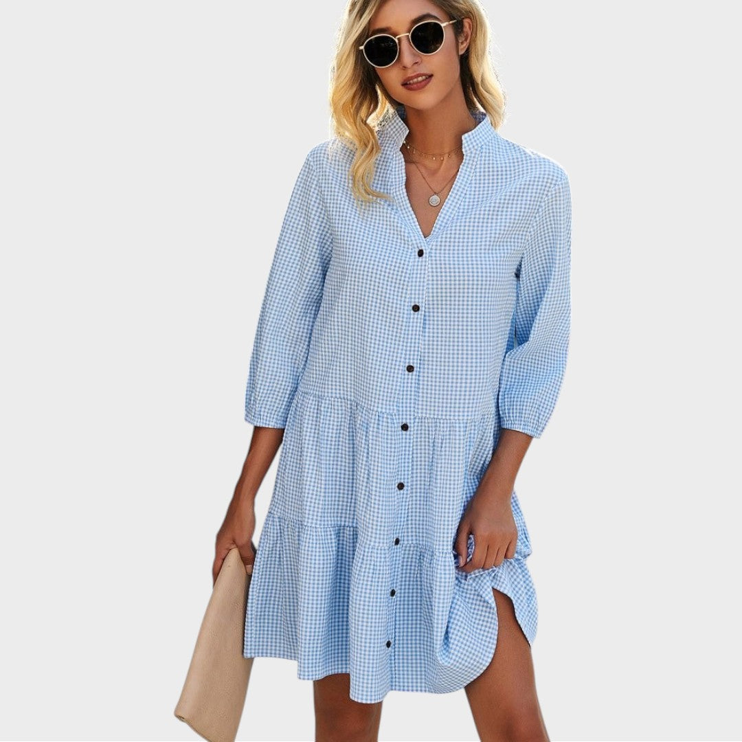 Sarah | Robe Midi Fluide Légère