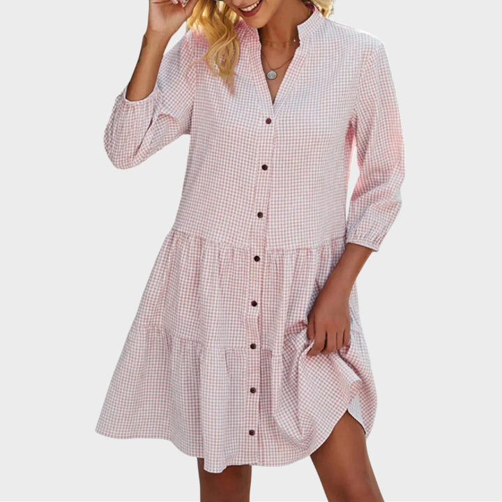 Sarah | Robe Midi Fluide Légère
