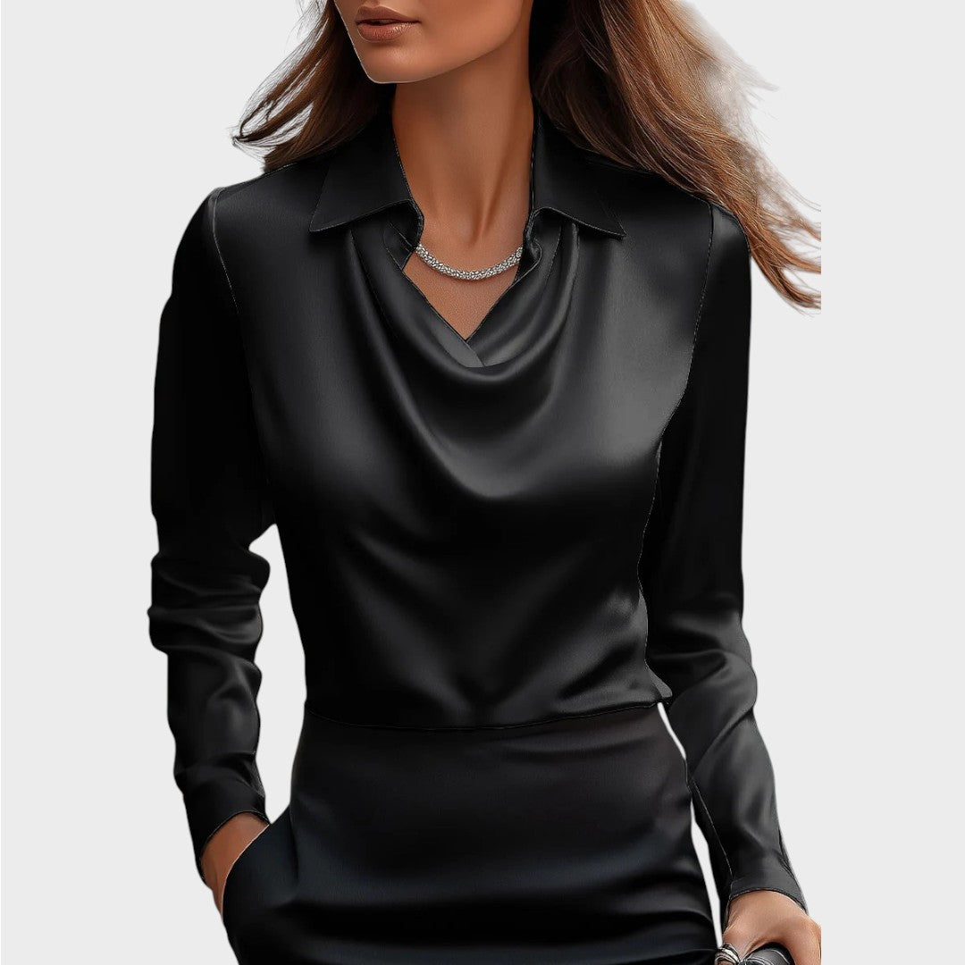 Elin | Blouse en Satin Élégante