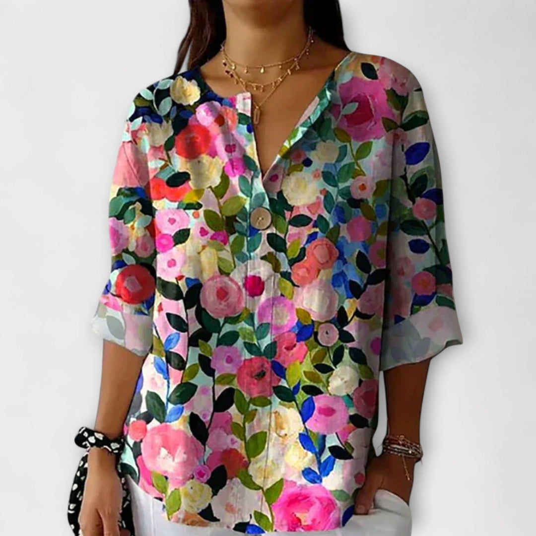 Arlene – Blouse à Motif Floral