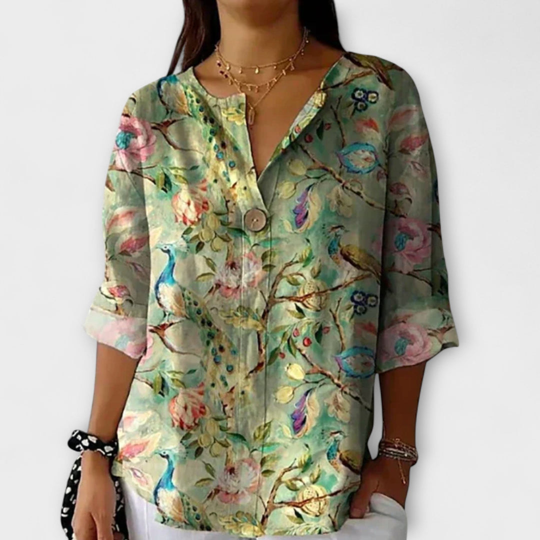 Arlene – Blouse à Motif Floral