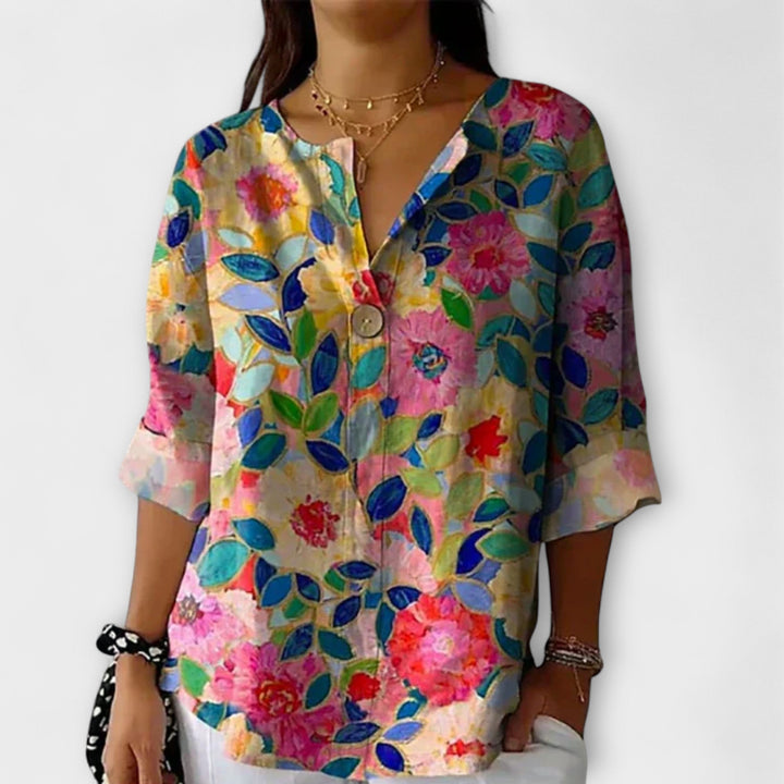 Arlene – Blouse en Design Floral